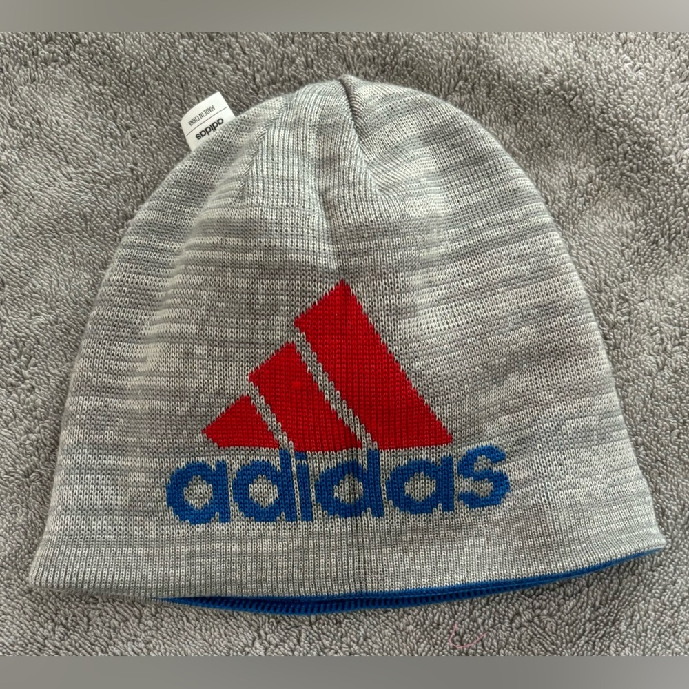 NWT adidas Reversible Basic Beanie - Picture 2 of 7